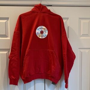 Balenciaga Red Valentine's Day Top